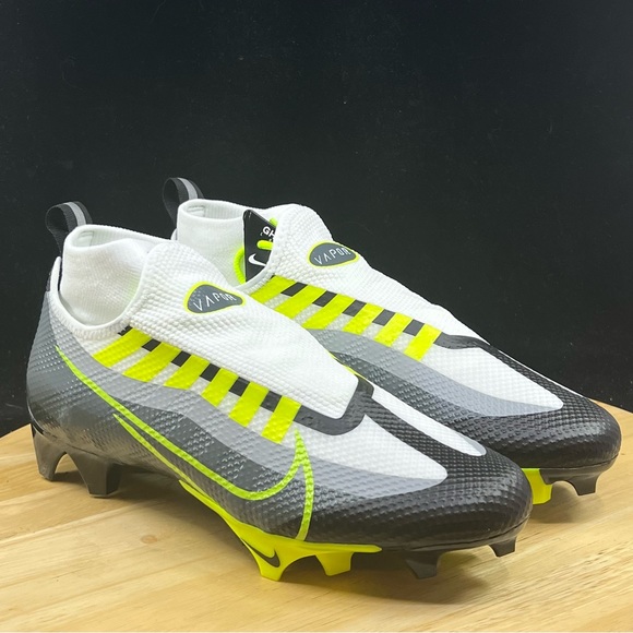 Nike Vapor Edge Pro 360 Football Cleats DQ3670-071 Mens Sizes Grey Volt - Picture 8 of 9